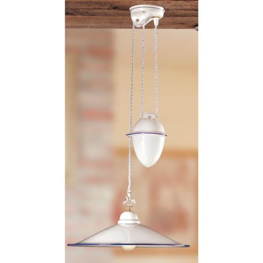 mediterran ellensulyos lampa fuggesztek kek provence kalsszikus keramia porcelan festett allithato etkezo asztal fole konyha lampa vilagitas balaton tengerparti hangulatu francia olasz stilusu lampak lameridiana provence.jpg